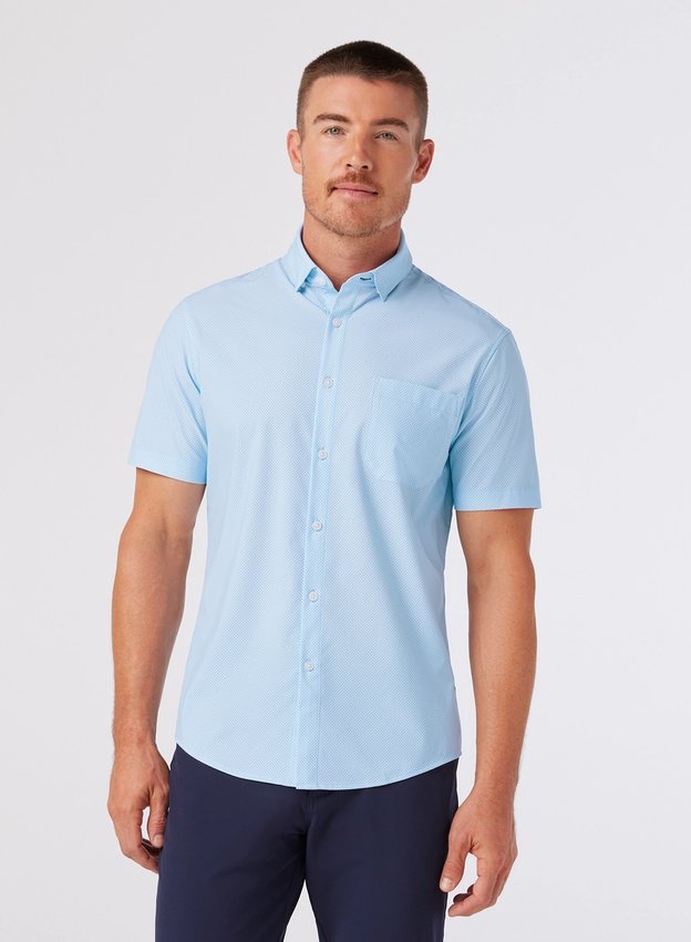 Mizzen + Main Leeward Short Sleeve Dress Shirt