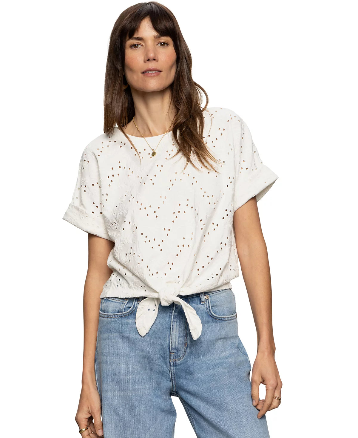 Sanctuary All Day Eyelet Tee