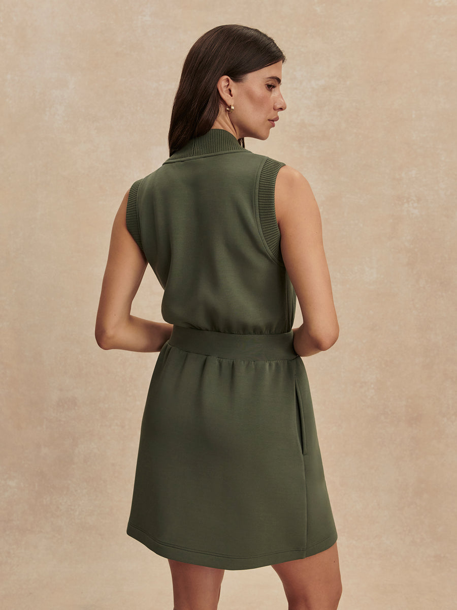 Varley Polyanna Half Zip Dress