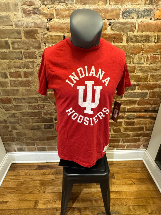 Retro Brand Indiana Hoosiers Vintage Tee - Red / White Lettering