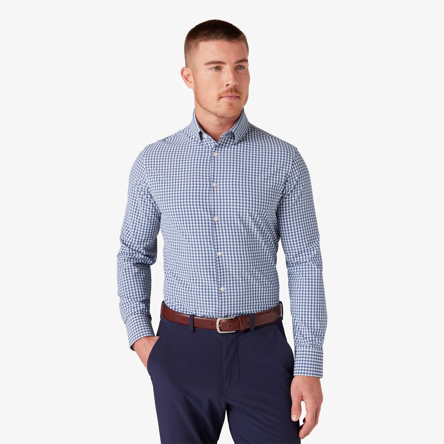 Mizzen + Main Leeward Long Sleeve Dress Shirt (April '24)