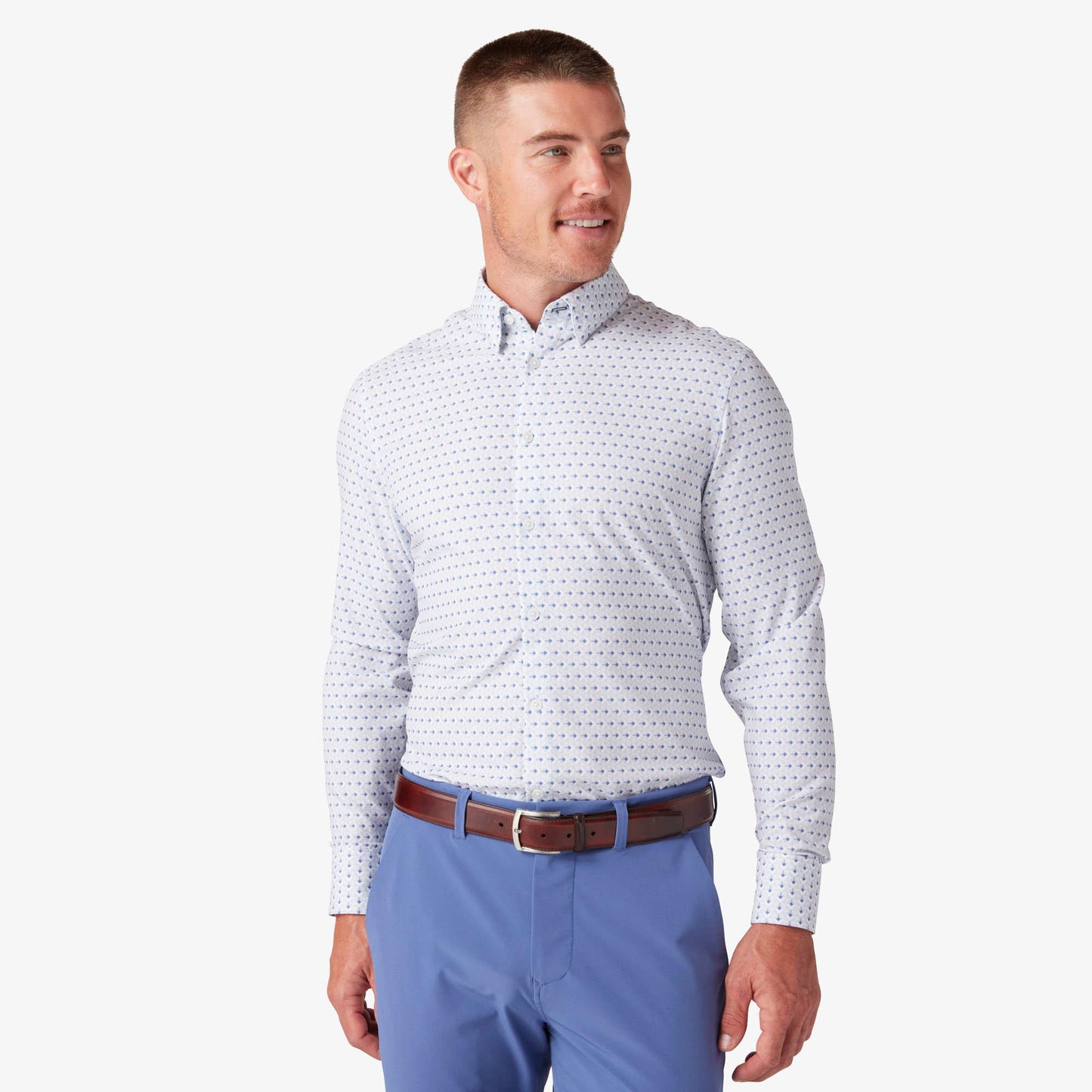 Mizzen + Main Monaco Long Sleeve Dress Shirt