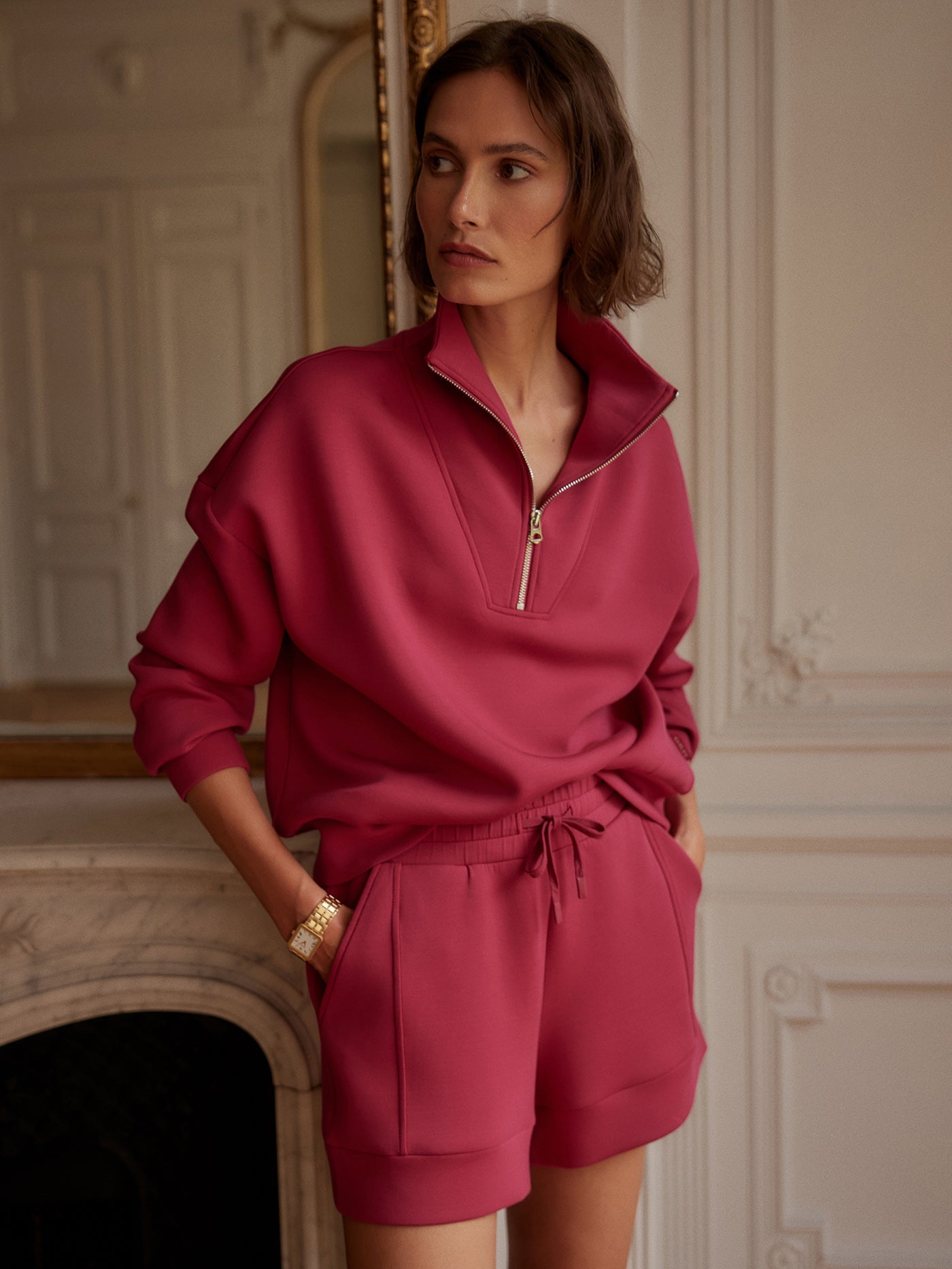Varley Hawley Half Zip Sweat