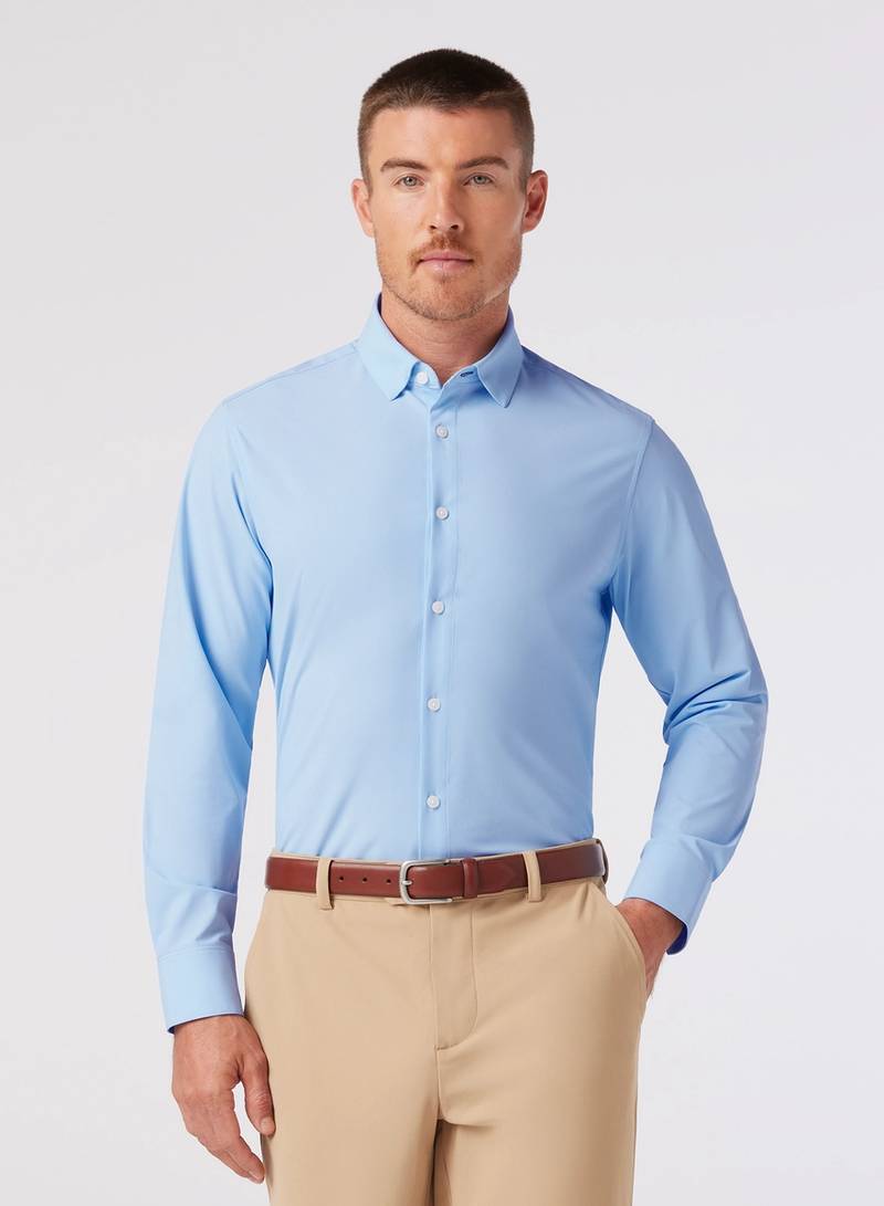 Mizzen + Main Leeward Long Sleeve Dress Shirt
