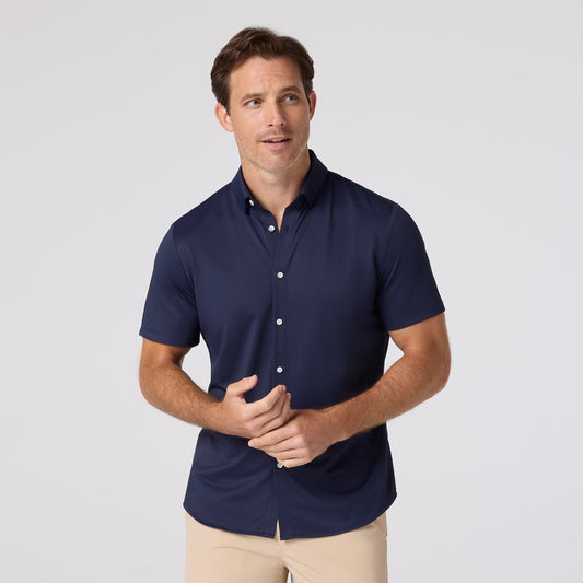 Mizzen + Main Halyard Short Sleeve Dress Shirt