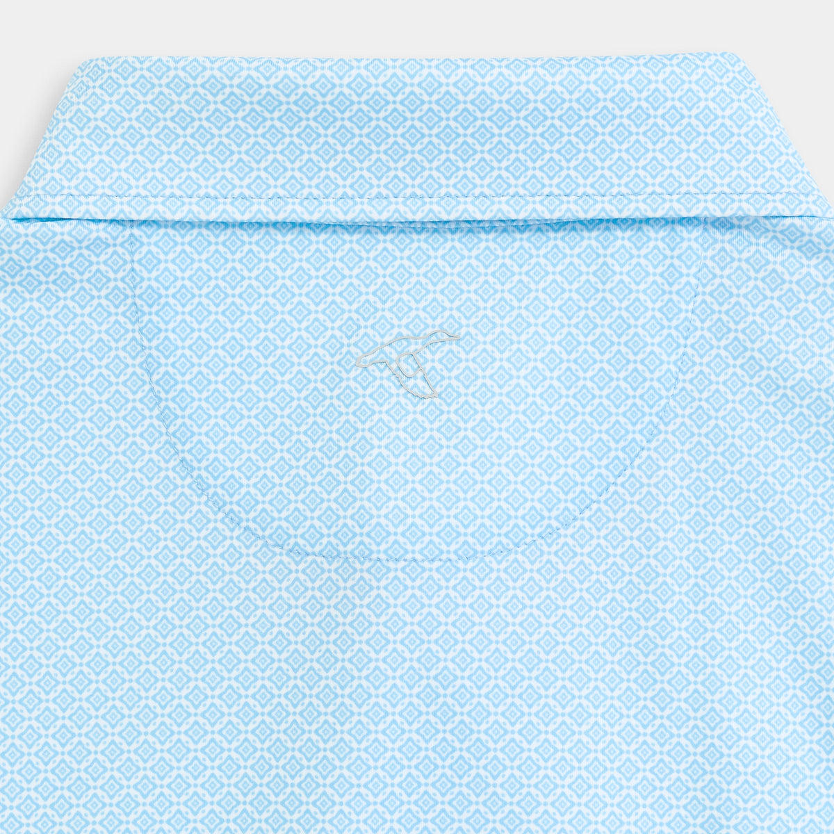 GenTeal Men's Diamond Lattice Printed Performance Polo
