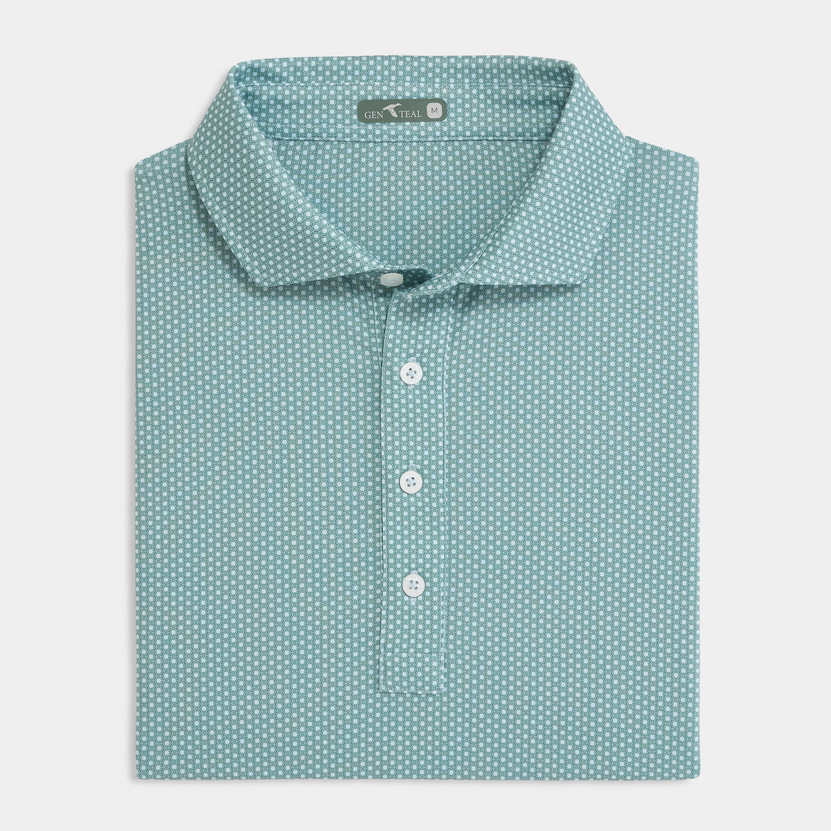 GenTeal Portview Printed Performance Polo