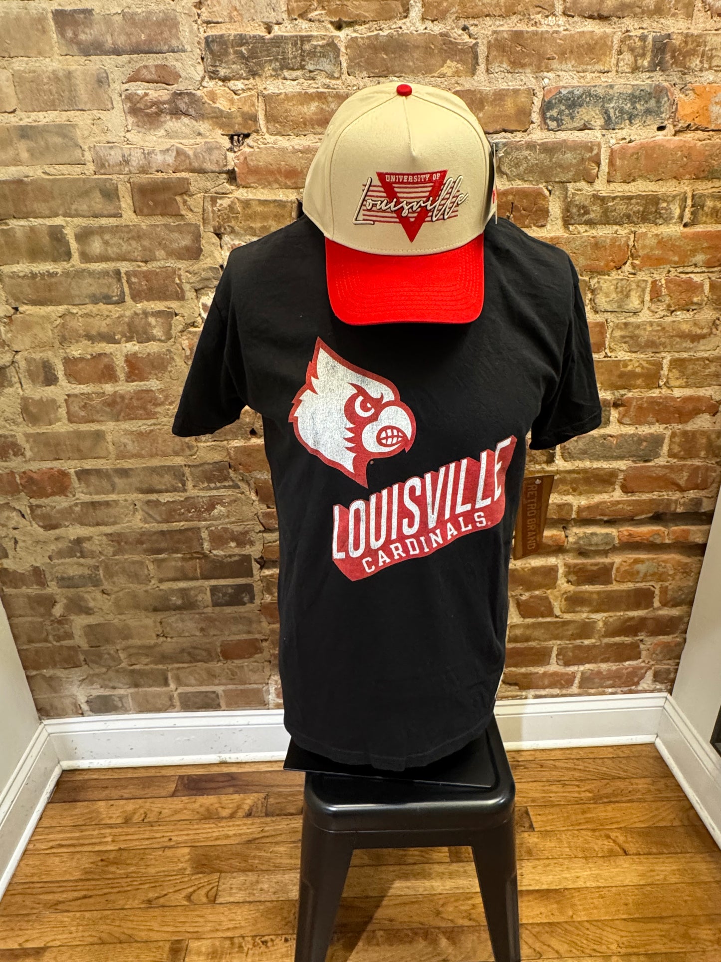 Retro Brand Louisville Cardinals Vintage Tee