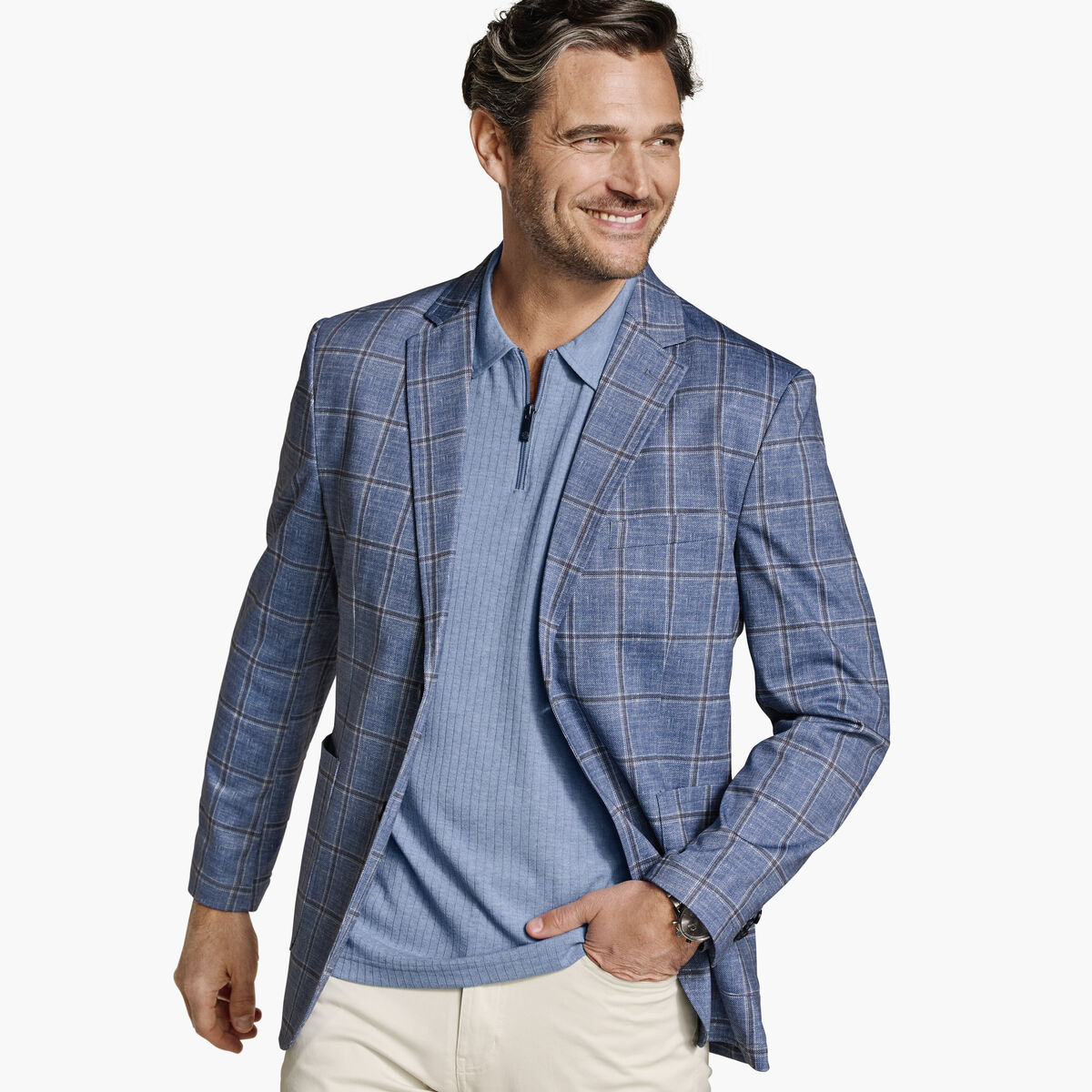 Johnston & Murphy XC Flex Pinnacle Knit Blazer