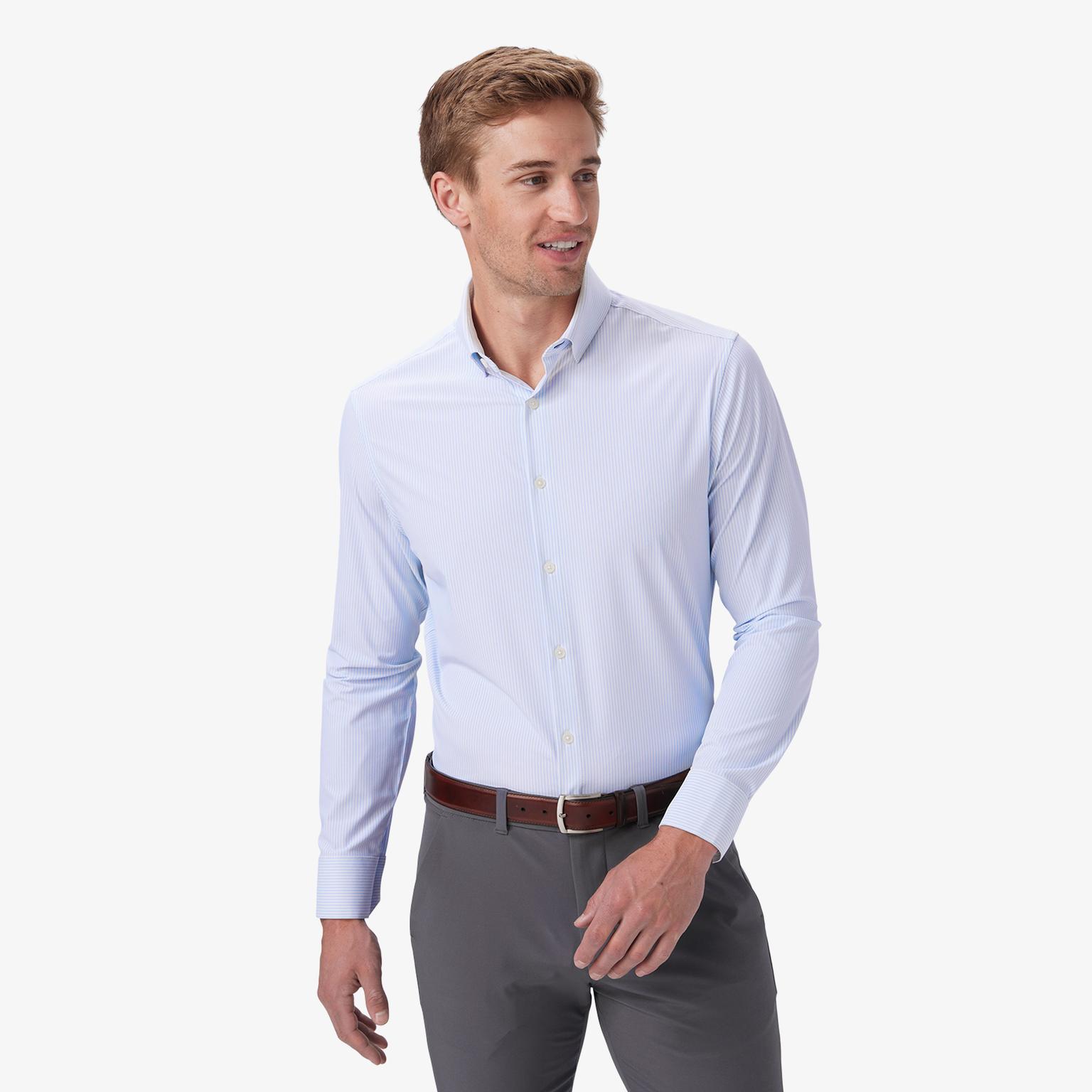 mizzen and main white dress shirt Mizzen+Main Ellis Oxford Solid Men Shirt