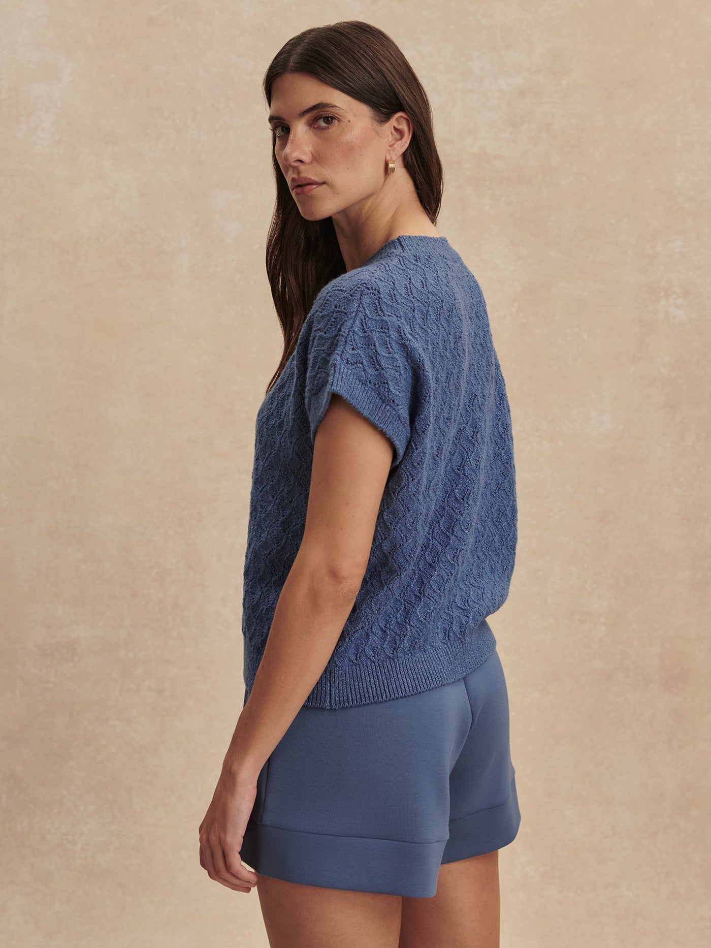 Varley Manae Pointelle Knit Top