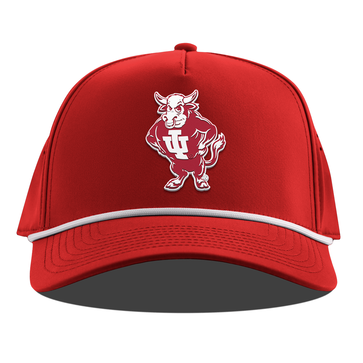 Indiana University "Vintage Bison" Curved 5 Panel Rope Hat