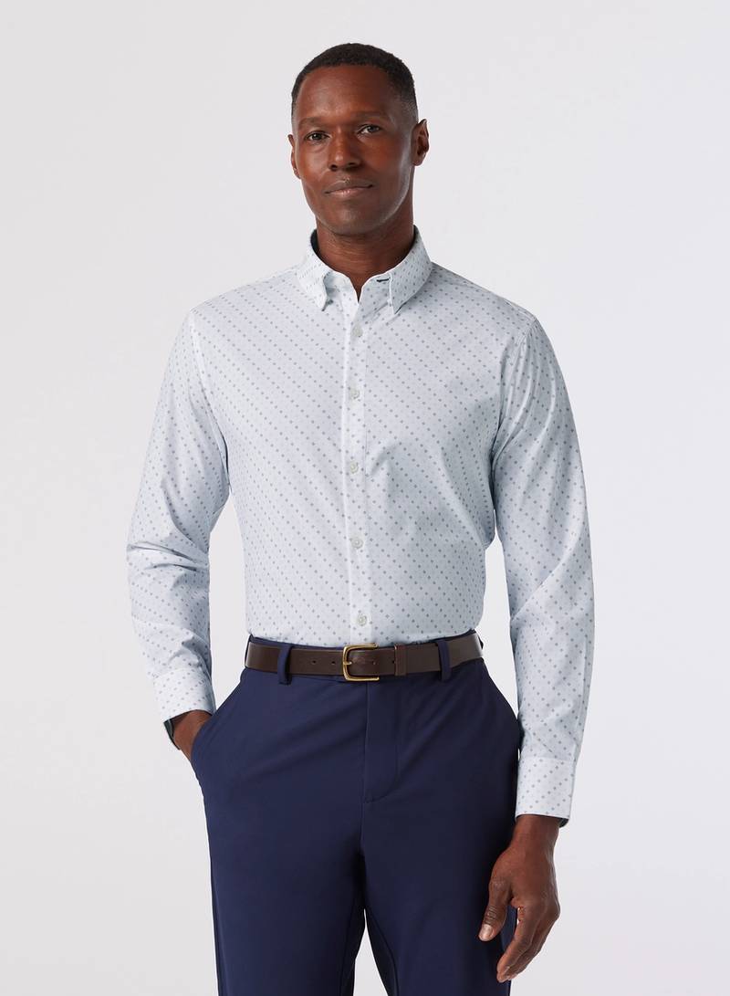 Mizzen + Main Leeward Long Sleeve Dress Shirt