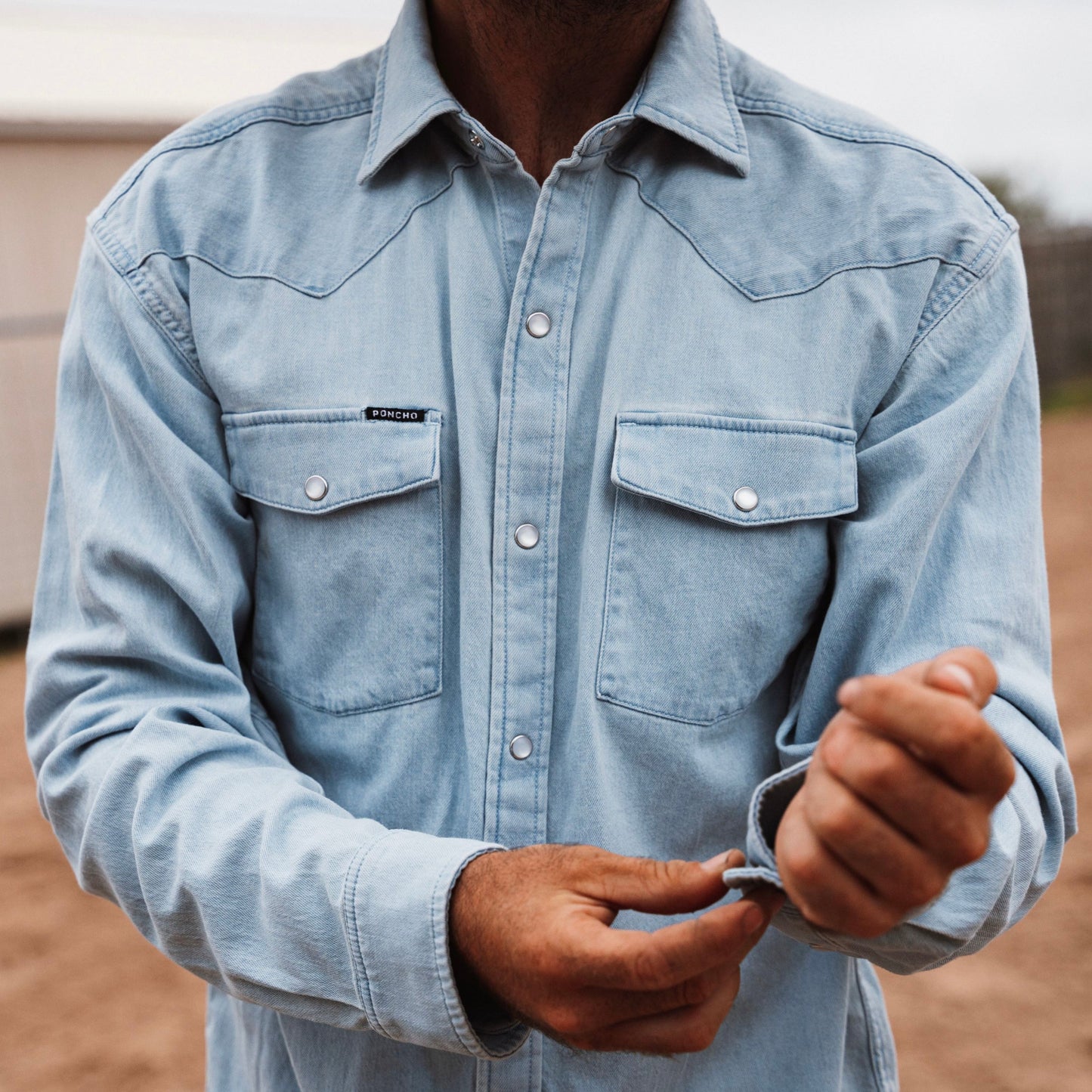 Poncho The Marfa Denim Shirt
