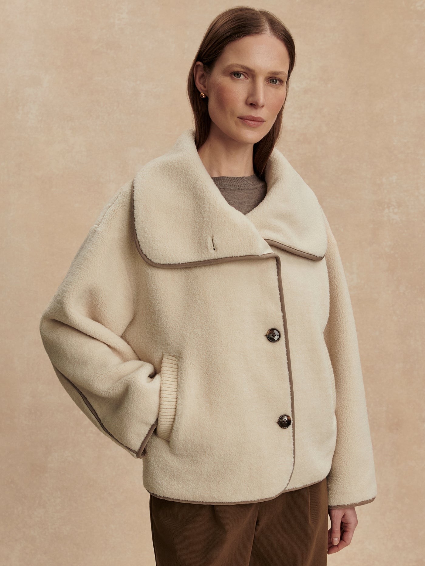 Varley Romane Boxy Sherpa Jacket