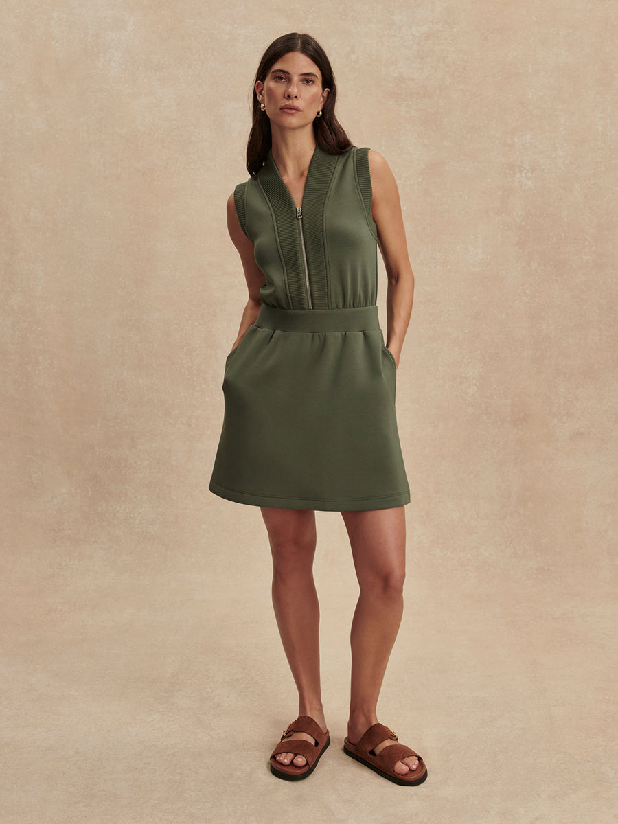 Varley Polyanna Half Zip Dress