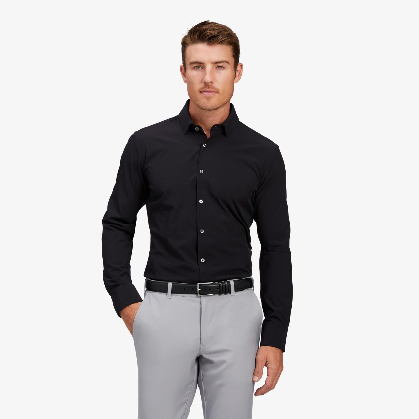 Mizzen + Main Leeward Long Sleeve Dress Shirt (Core-Solids)