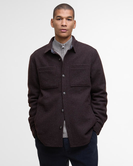 Barbour Men's Marlow Tailored Wool Blend Overshirt