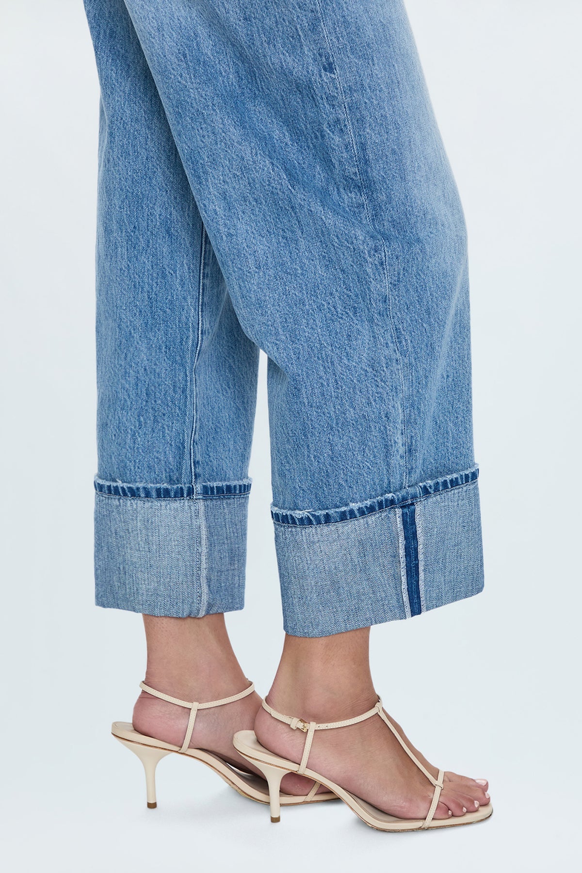 Pistola Ryder High Rise Cuffed Jean - Abroad Vintage