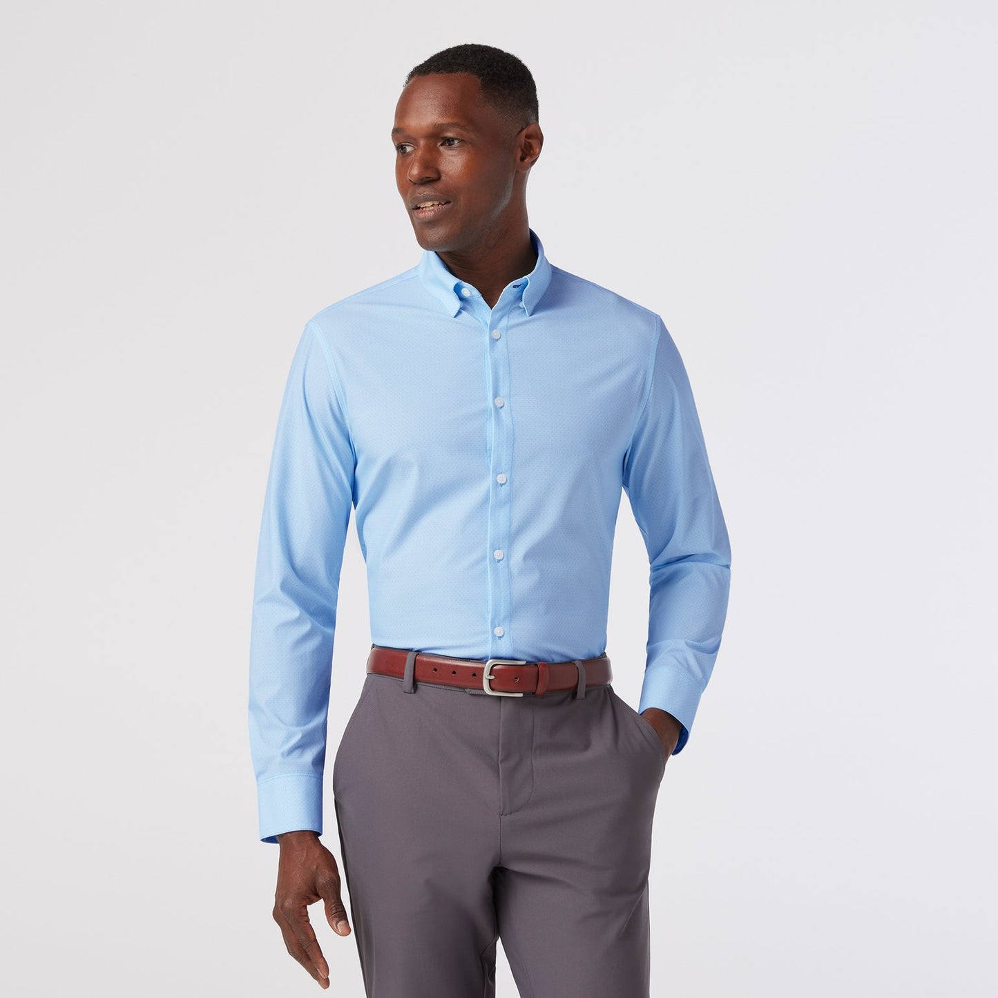 Mizzen + Main Leeward Long Sleeve Dress Shirt