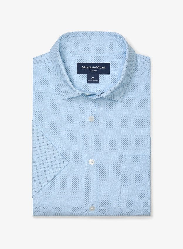 Mizzen + Main Leeward Short Sleeve Dress Shirt