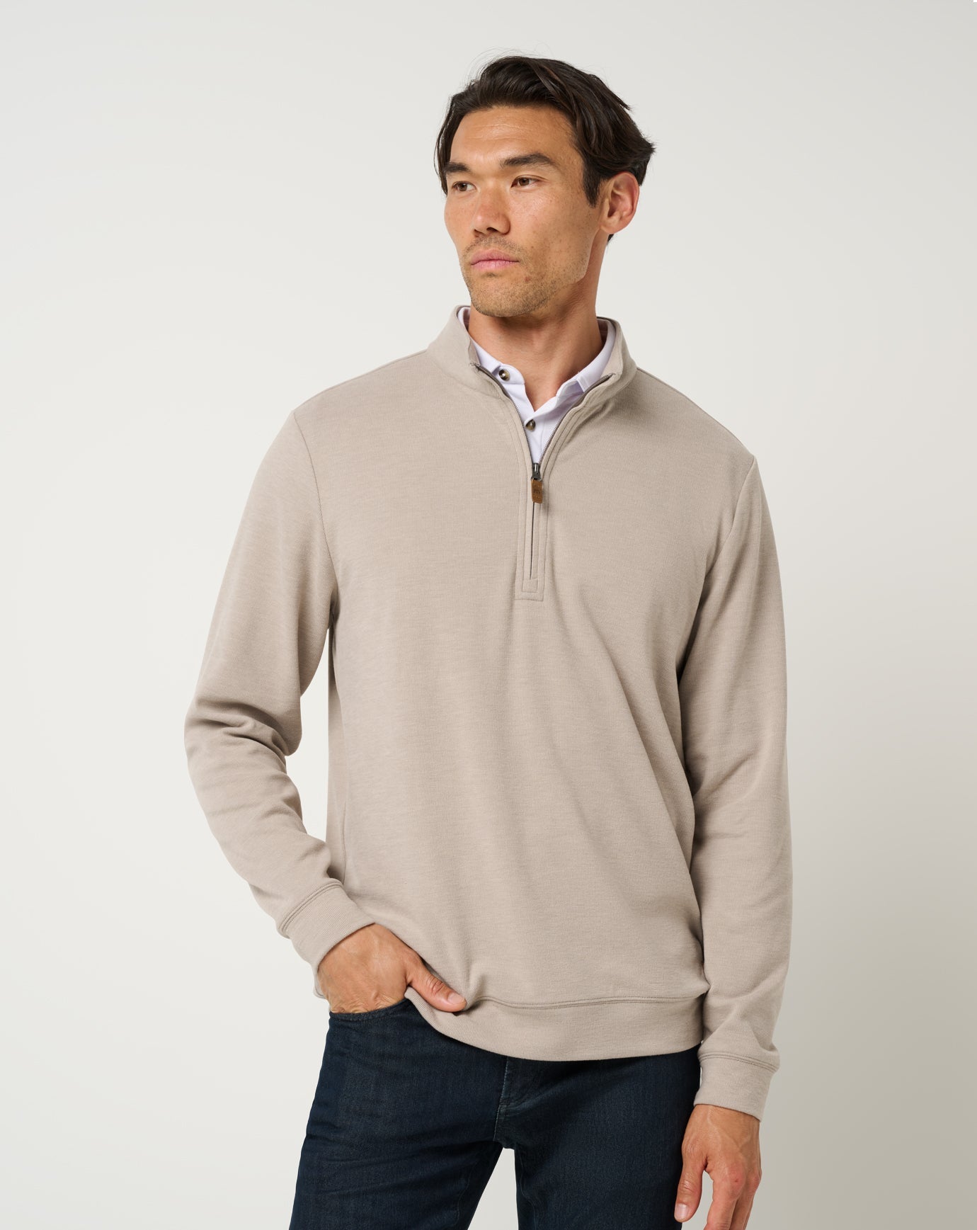 Travis Mathew Men's Cloud Sweater 1/4 Zip