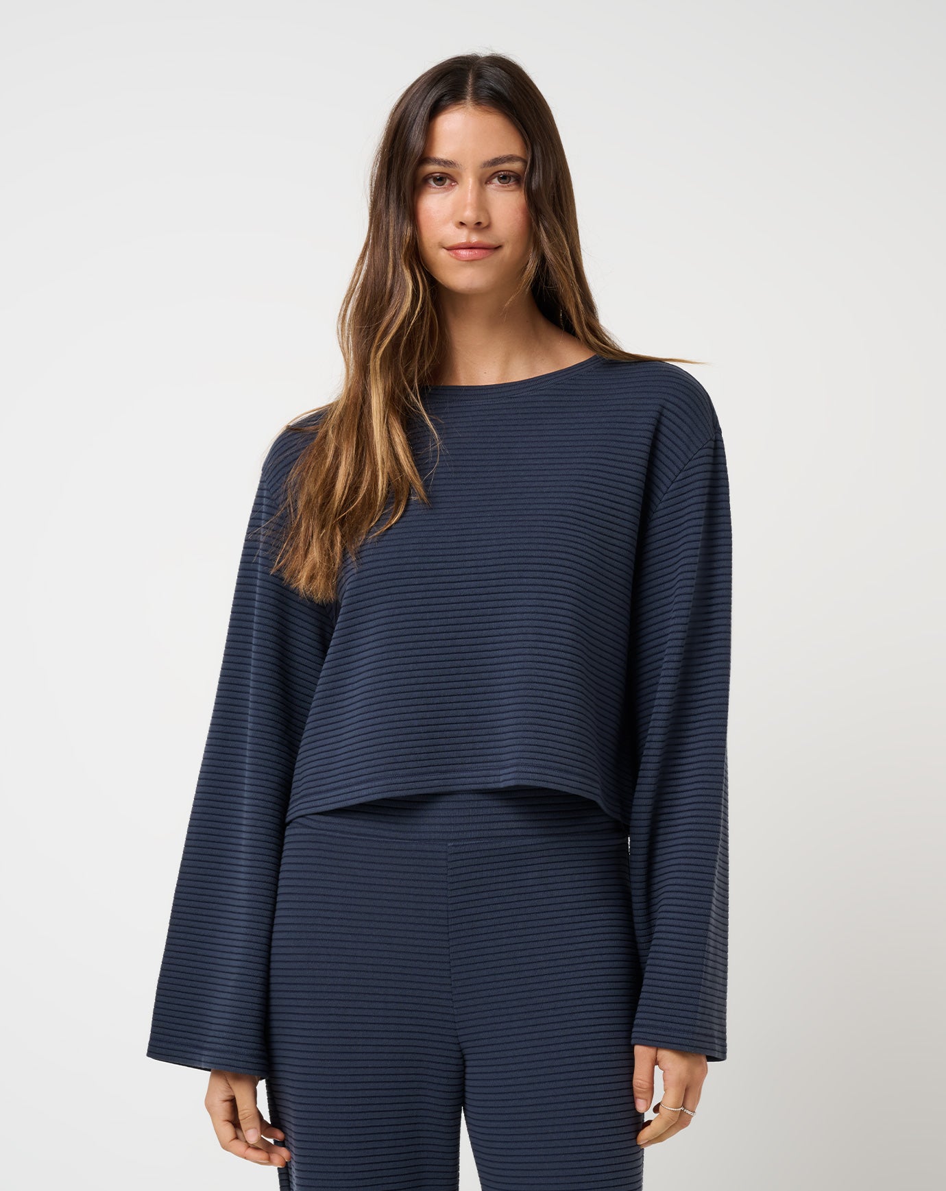 Travis Mathew Women's Coastal Rib Long Sleeve Top