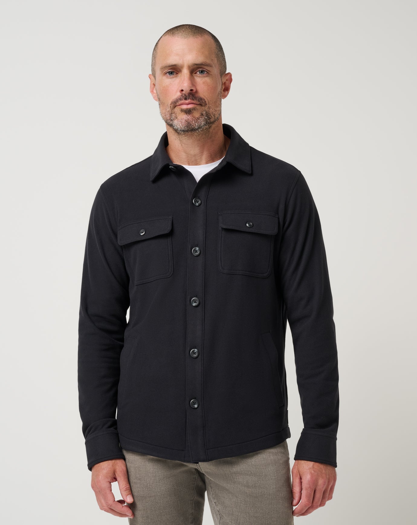 Travis Mathew Men's Peak Fleece Shirt Jacket