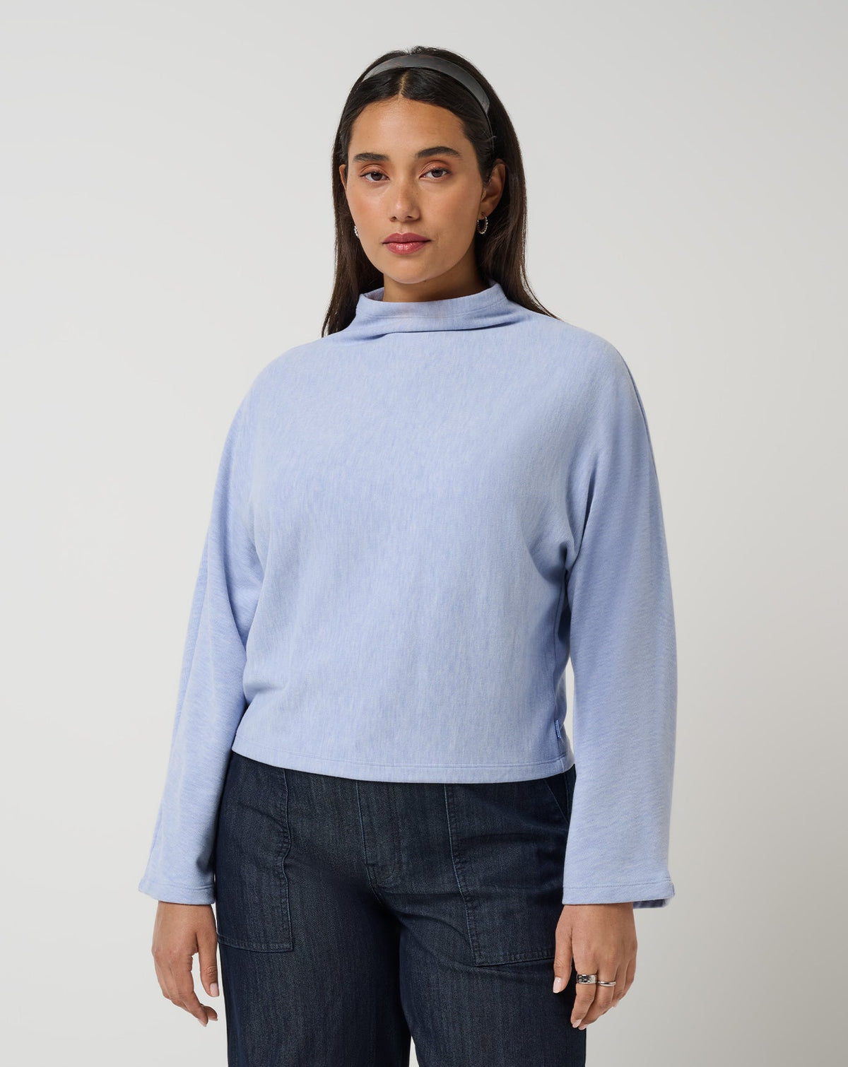 Travis Mathew Cloud Sweater Mock Neck Top