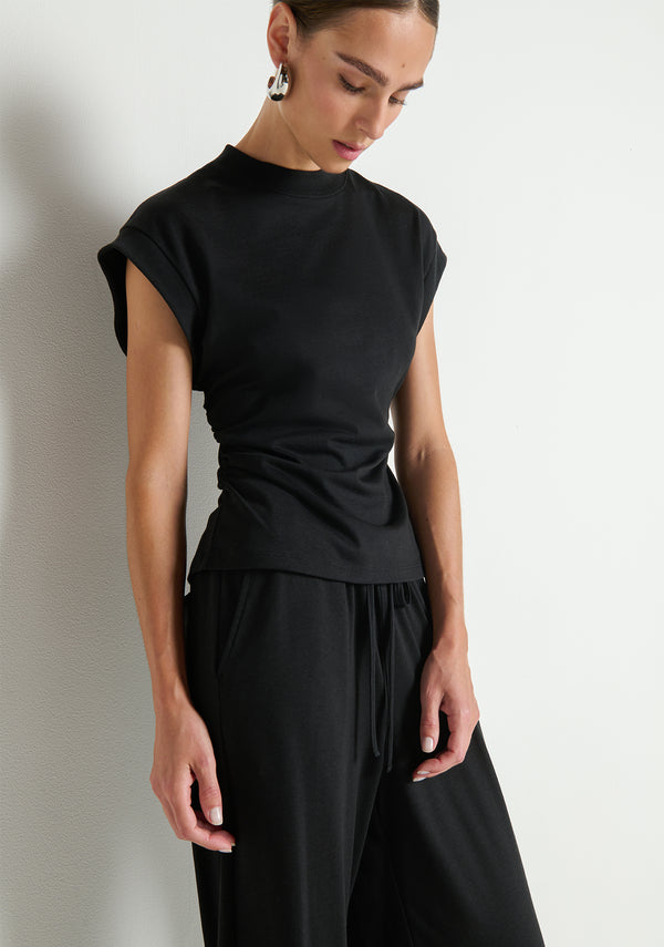 Nation Andrea Side Shirred Top