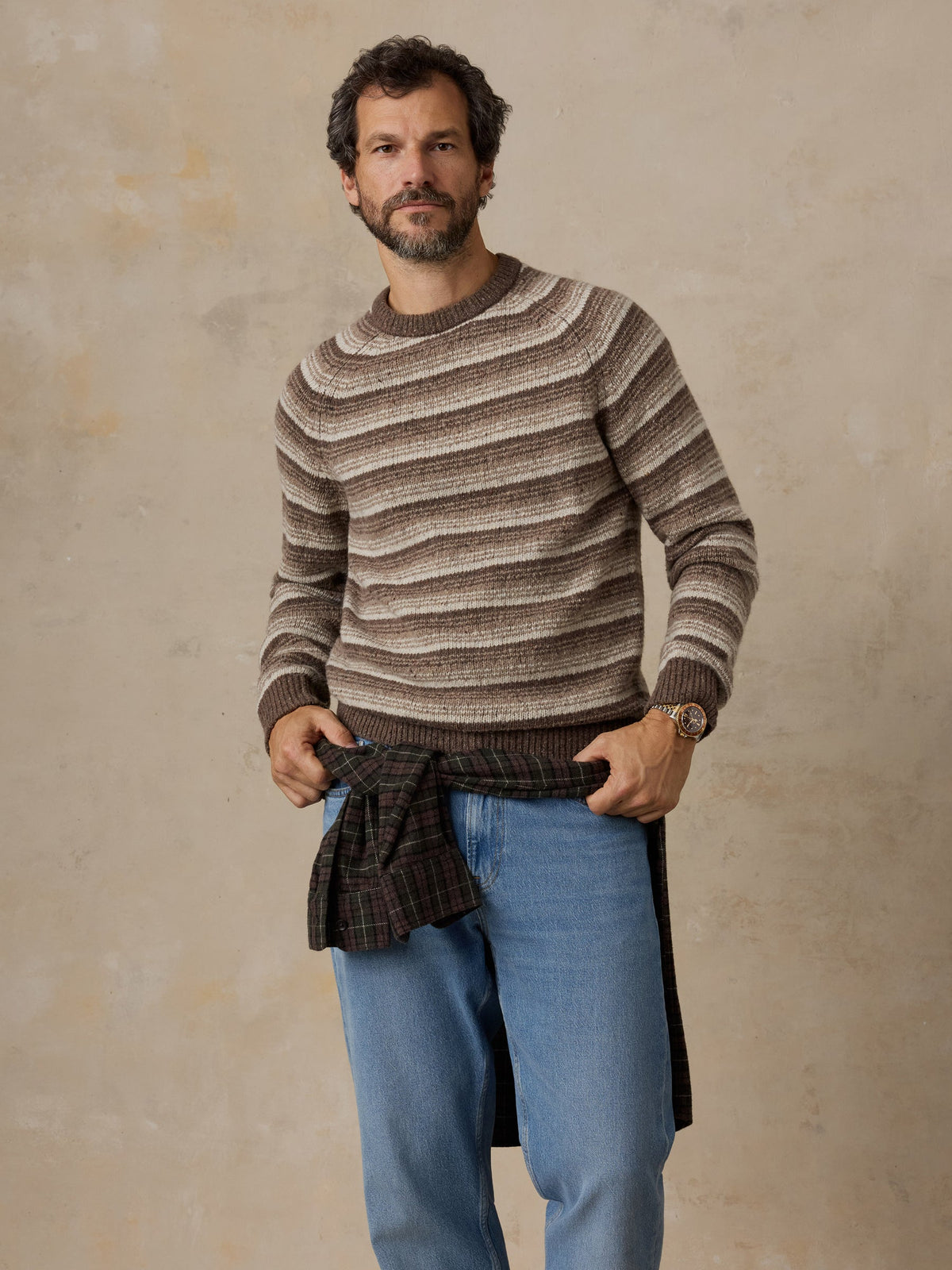 Faherty Men's Donegal C rew Sweater