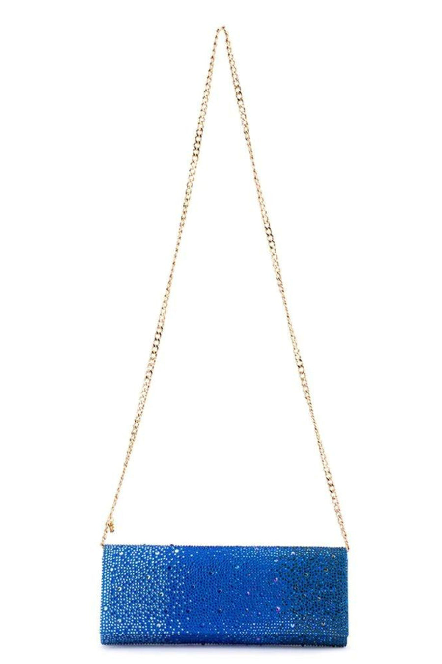 Olga Berg Camille Ombre Hotfix Clutch