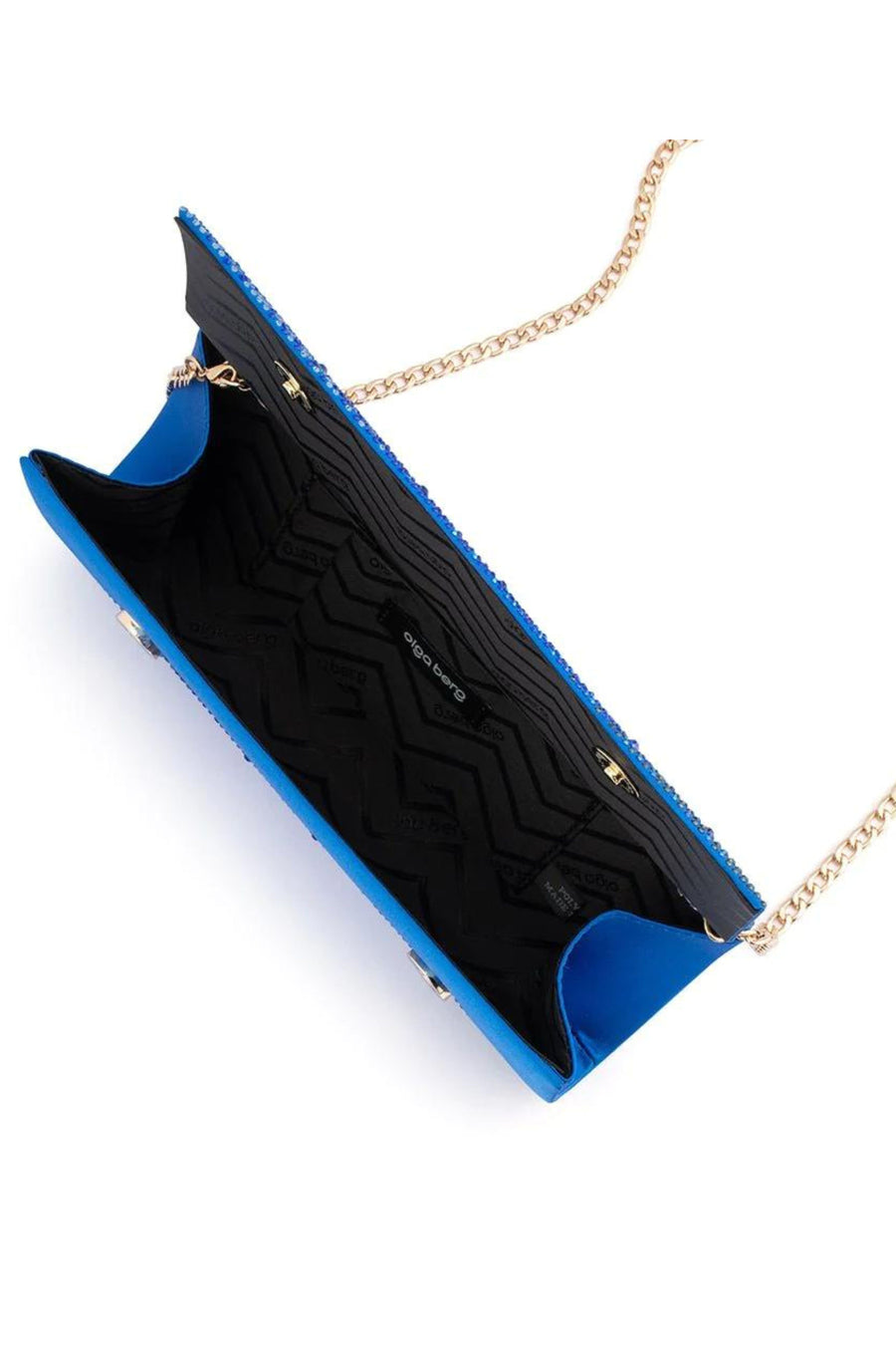 Olga Berg Camille Ombre Hotfix Clutch