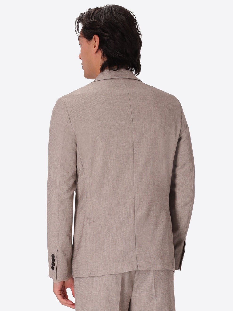 Distretto 12 Melange Viscose-Brend Tailoring Jacket - Acanto