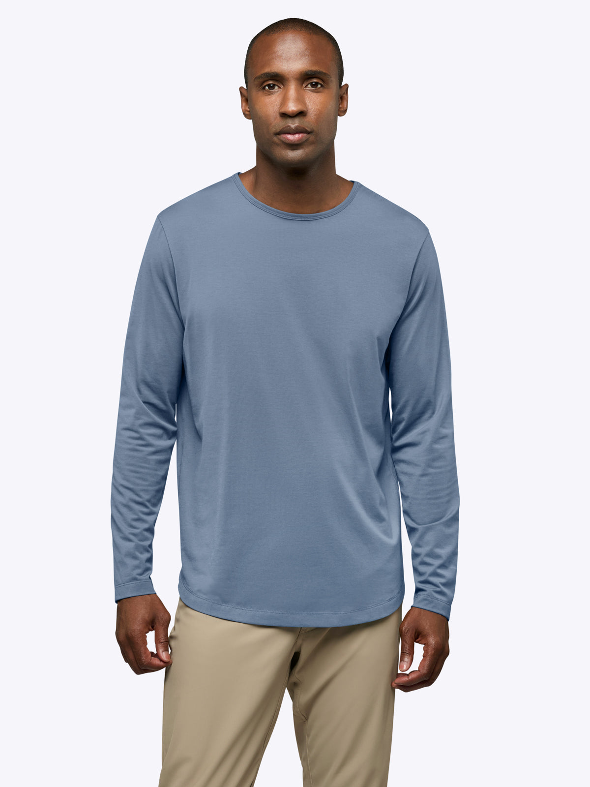 Cuts Men's AO Long Sleeve Curve-Hem Tee