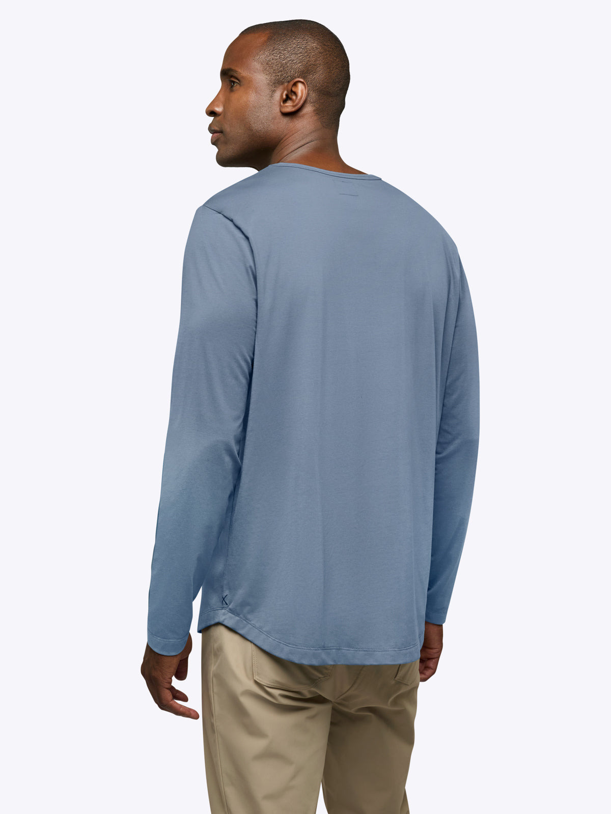Cuts Men's AO Long Sleeve Curve-Hem Tee