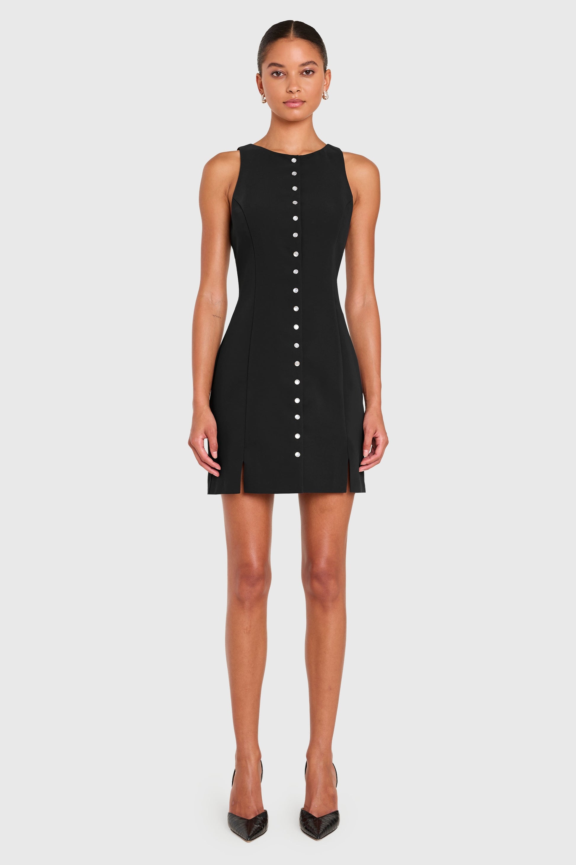 Amanda Uprichard Oliviera Dress Black / X-Small Amanda Uprichard Oliviera Dress Black / X-Small