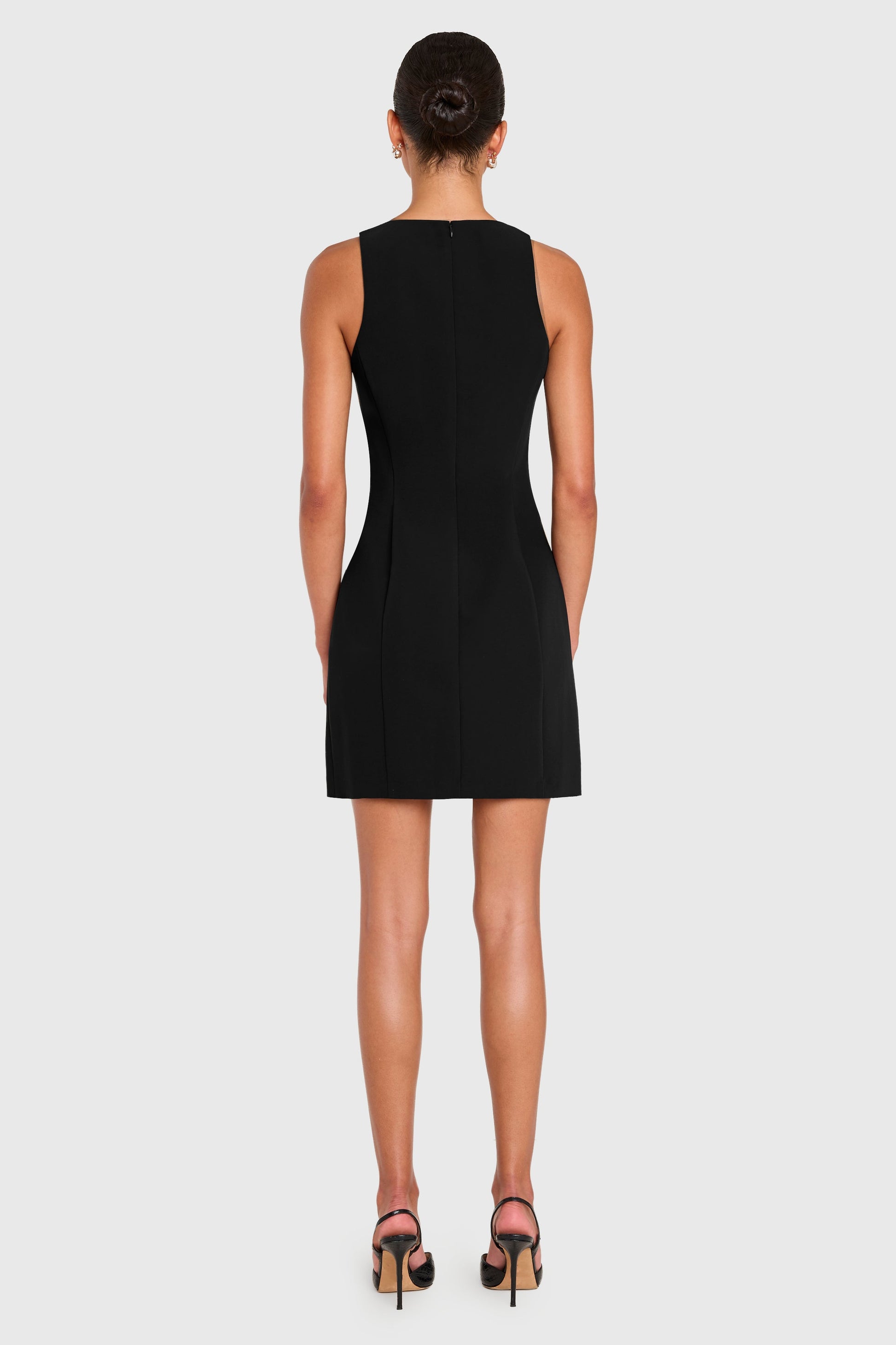 Amanda Uprichard Oliviera Dress Black / X-Small Amanda Uprichard Oliviera Dress Black / X-Small