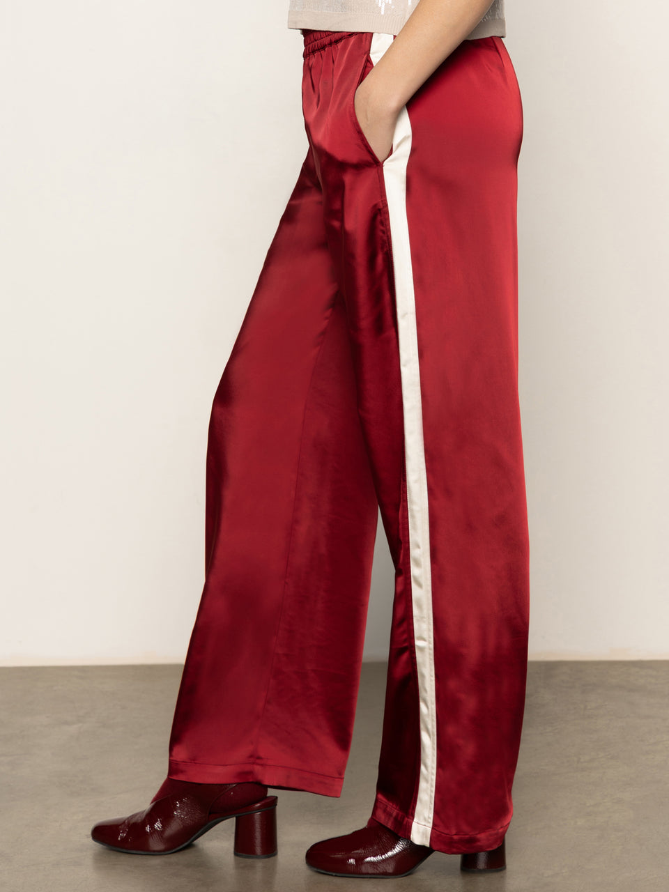 Sanctuary Satin Track Pant