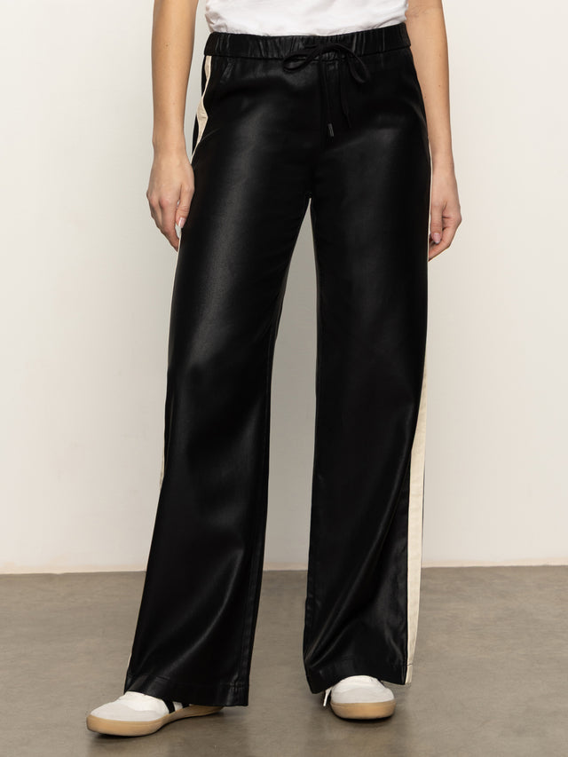 Sanctuary Coated Twill Track Pant