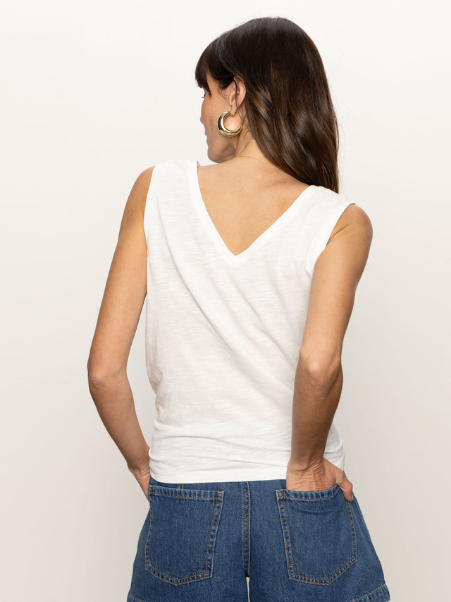 Sanctuary V Neck Tie Tank
