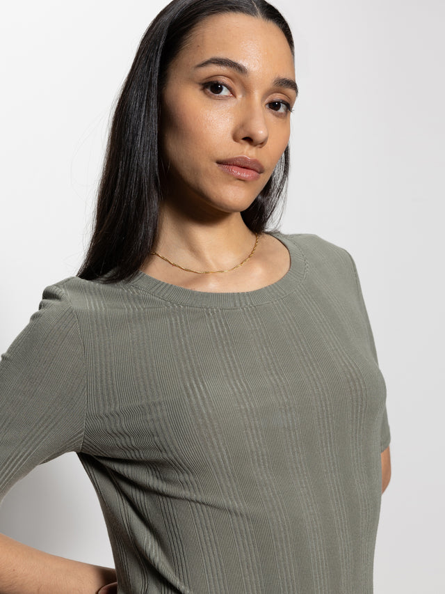 Sanctuary Half Sleeve Femme Crew Tee