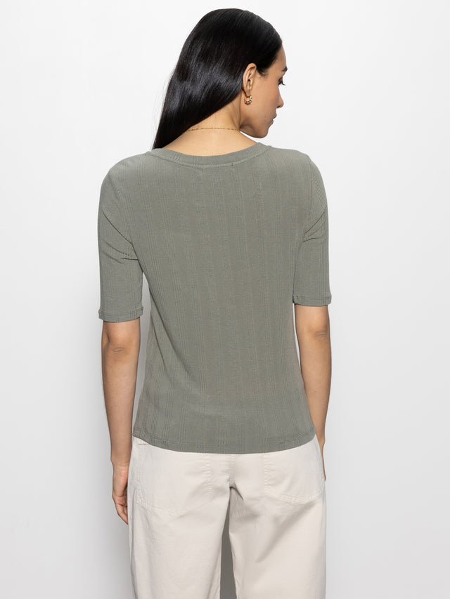 Sanctuary Half Sleeve Femme Crew Tee