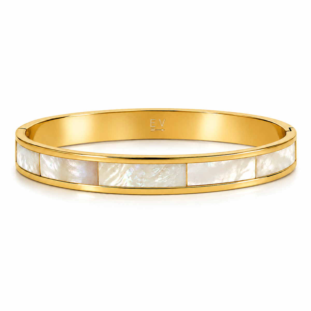 Ellie Vail Mother of Pearl Bangle Bracelet