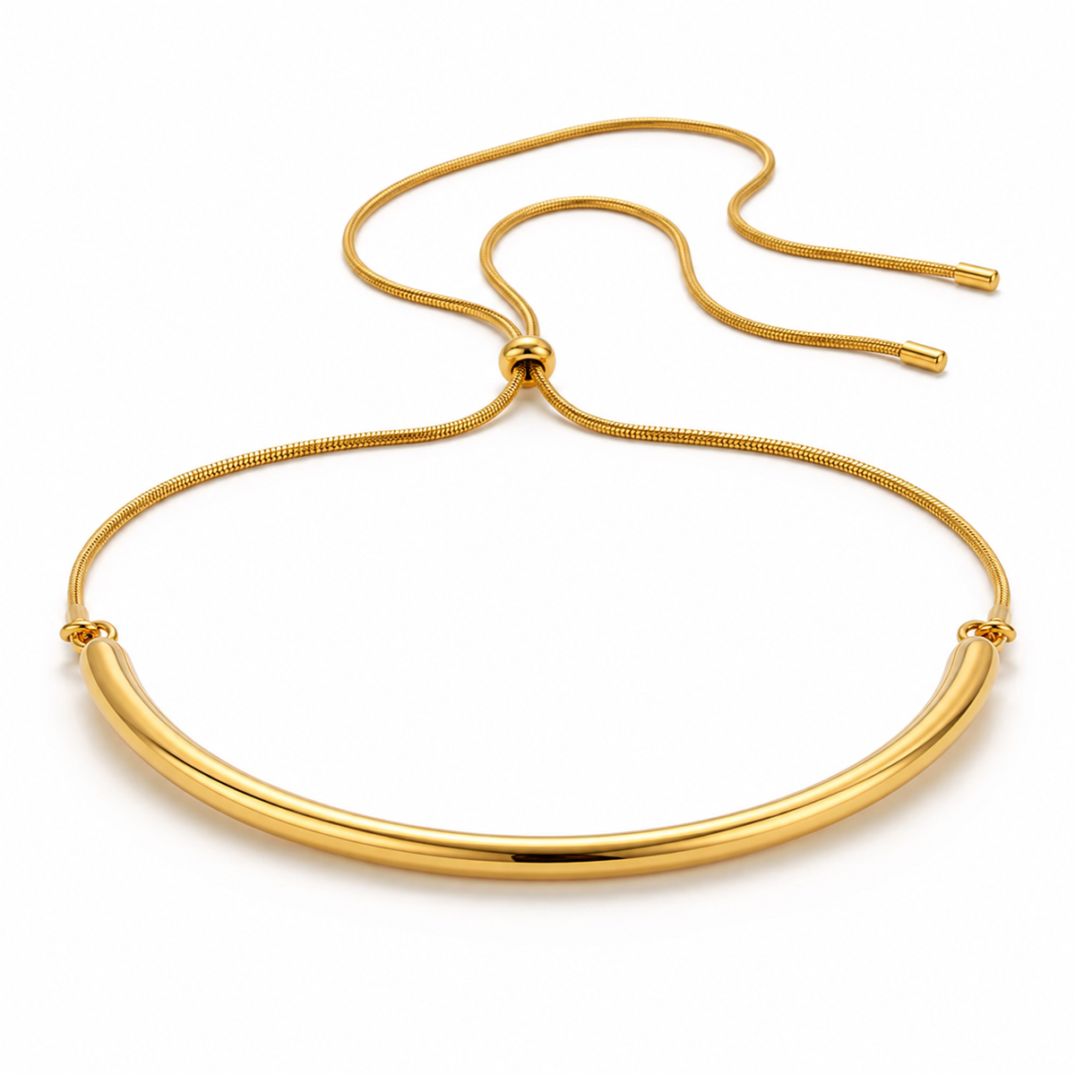 Ellie Vail Shira Curved Bar Collar Necklace