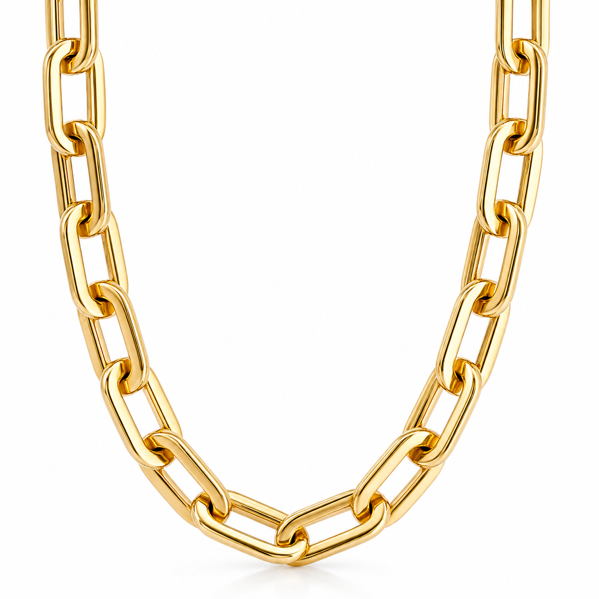 Ellie Vail gage Oversized Chain Link Necklace