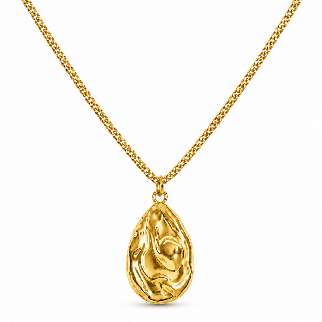 Ellie Vail Vivienne Molten Teardrop Pendant Necklace