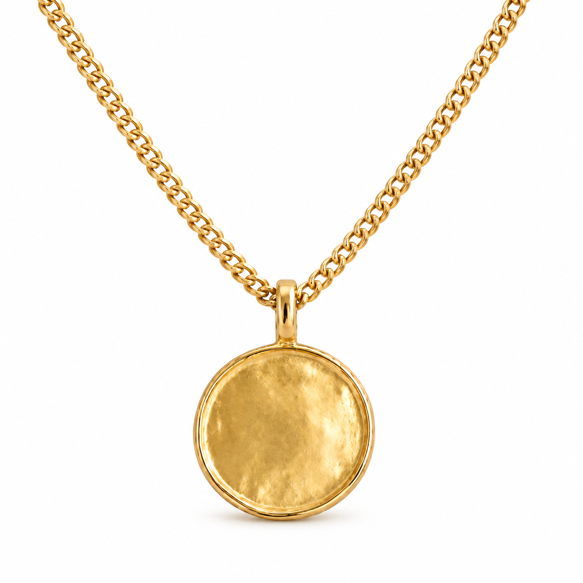 Ellie Vail Catherine Black Medallion Pendant Necklace