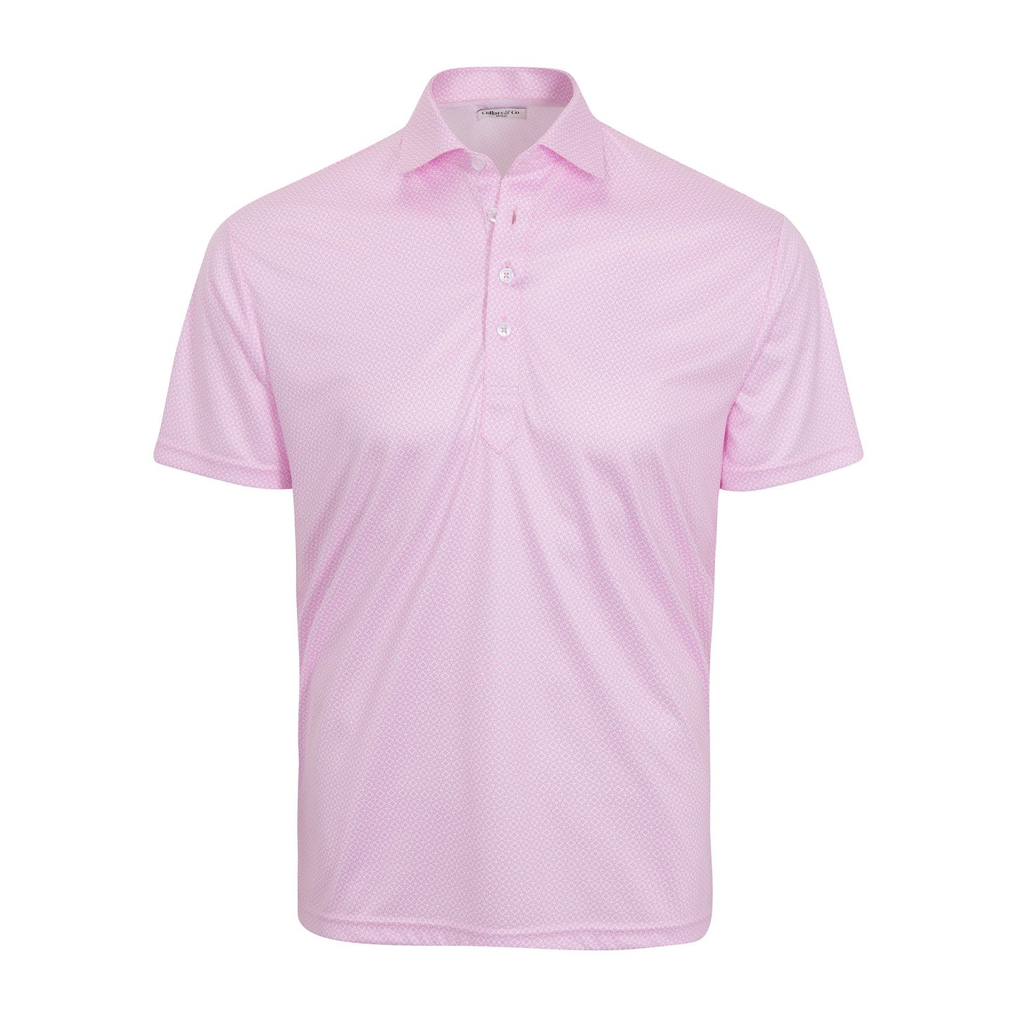 Collars & Co Semi-Spread Collar Polo - Pattern