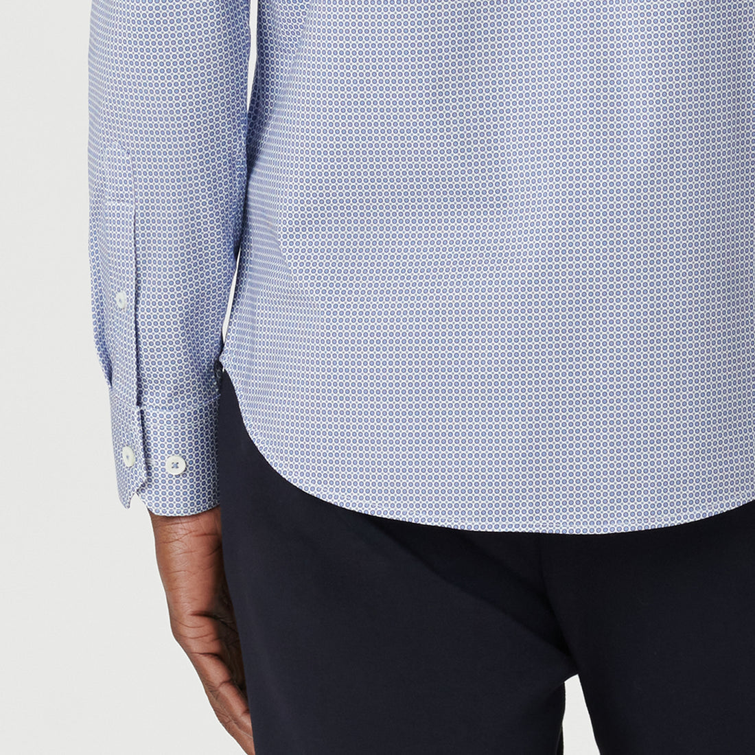 BUGATCHI James Geometric OoohCotton Shirt